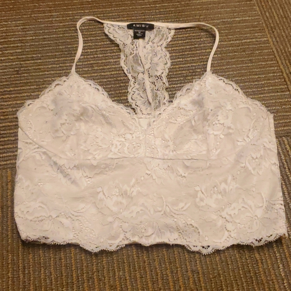 AMISU BRALETTE. medium. White